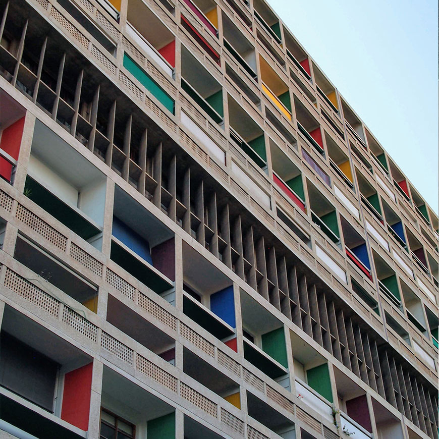 Cité radieuse Corbusier